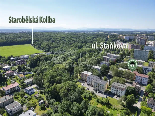 Pronájem bytu 2+kk, Ostrava - Výškovice, Staňkova, 50 m2