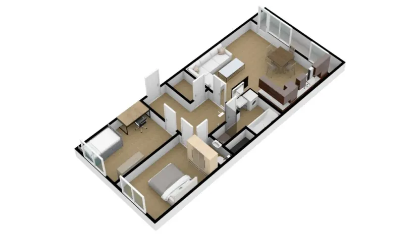 Pronájem bytu 3+kk, Odolena Voda, Československé armády, 76 m2