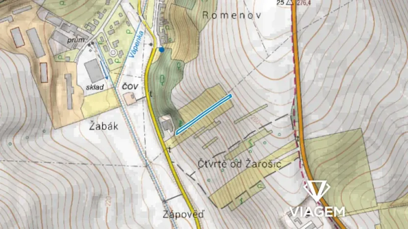 Prodej zahrady, Uhřice, 1175 m2