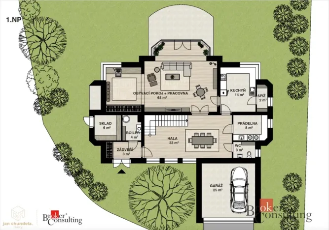 Prodej rodinného domu, Praha - Dejvice, K vršíčku, 258 m2