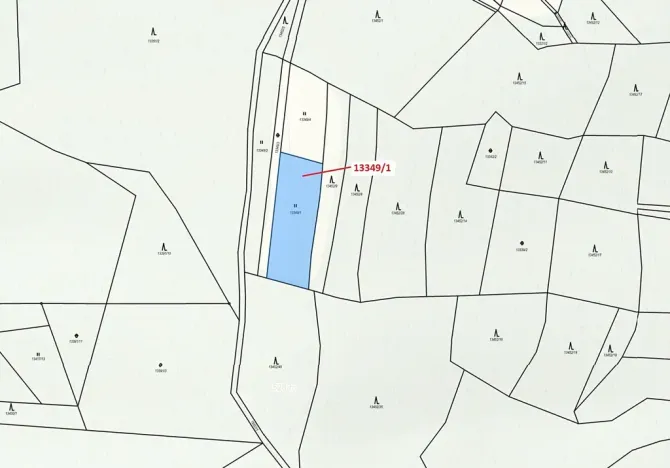 Dražba louky, Hovězí, 1868 m2