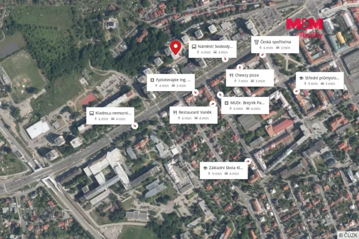 Pronájem bytu 2+kk, Kladno, Průchova, 47 m2