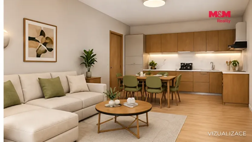 Prodej bytu 2+kk, Hostomice - Bezdědice, 52 m2