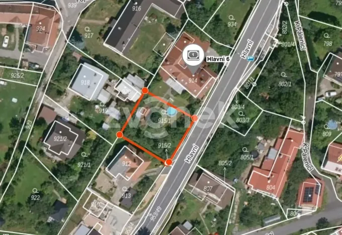 Prodej pozemku pro bydlení, Hvozdná, Hlavní, 470 m2