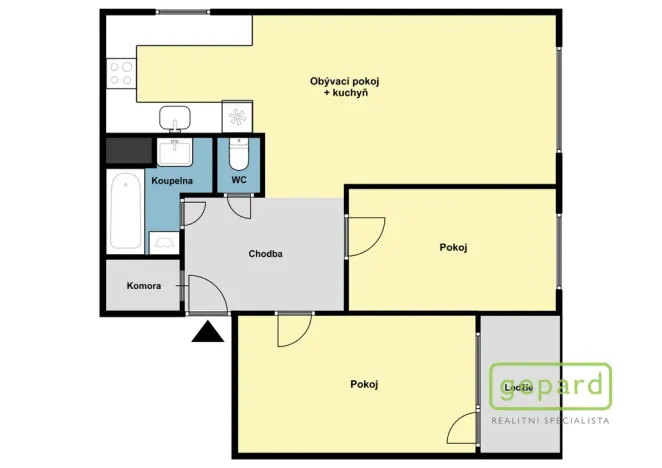 Pronájem bytu 3+kk, Brandýs nad Labem-Stará Boleslav - Brandýs nad Labem, Chobotská, 62 m2