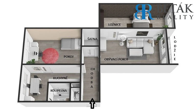 Prodej bytu 3+1, Přerov - Přerov I-Město, Mikuláškova, 72 m2
