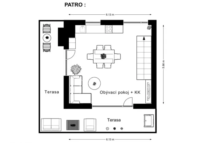 Pronájem bytu 3+kk, Praha - Letňany, Pavla Beneše, 130 m2