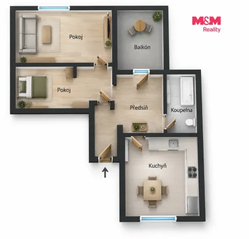 Prodej bytu 2+1, Liberec - Liberec I-Staré Město, Klostermannova, 240 m2
