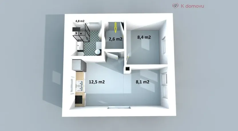 Prodej rodinného domu, Orlová - Lutyně, Přespolní, 36 m2