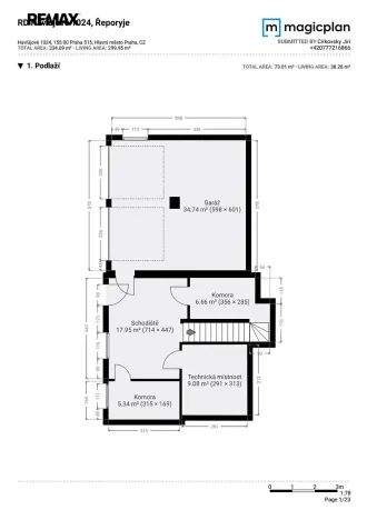 Prodej rodinného domu, Praha - Řeporyje, Havlůjové, 300 m2