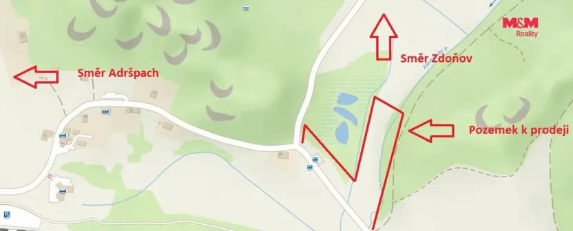 Prodej pozemku pro bydlení, Adršpach - Dolní Adršpach, 9122 m2