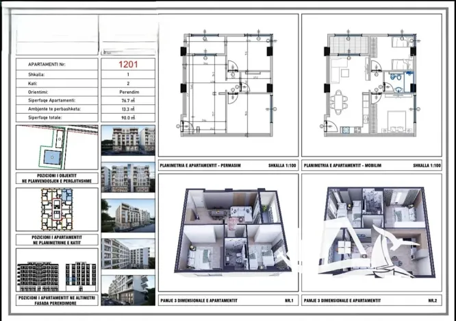 Prodej bytu 3+kk, Kavaja, Albánie, 90 m2