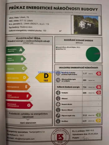 Prodej rodinného domu, Liberk, 150 m2
