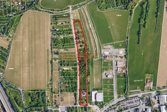 Prodej pozemku pro bydlení, Hustopeče, Havlíčkova, 7968 m2