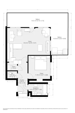 Pronájem bytu 2+kk, Brno, U Červeného mlýna, 59 m2