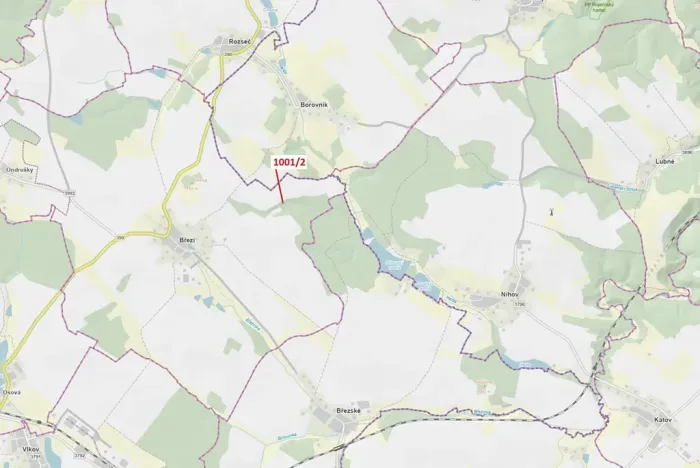 Dražba lesa, Březí nad Oslavou, 150 m2