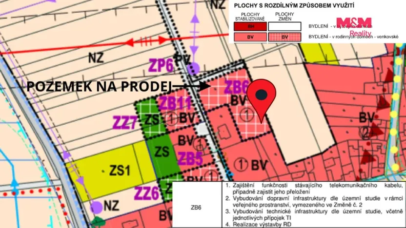 Prodej pozemku pro bydlení, Dub nad Moravou, 1279 m2