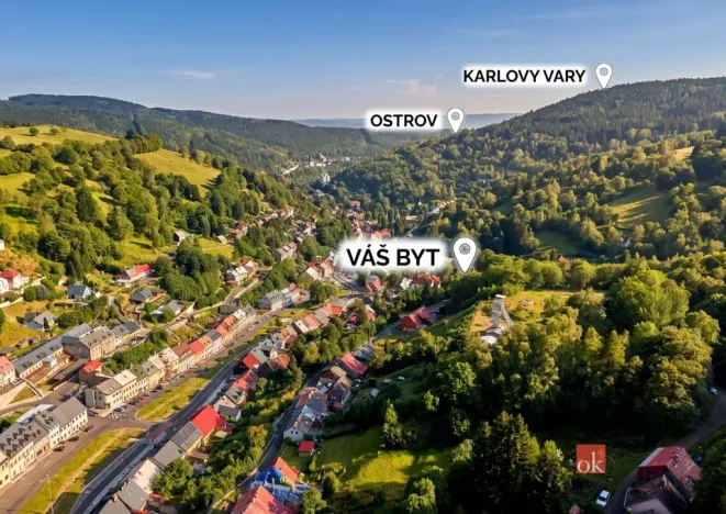 Prodej bytu 2+1, Jáchymov, Na Slovanech, 60 m2
