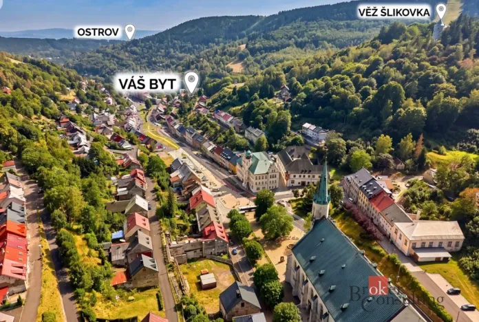 Prodej bytu 2+1, Jáchymov, Na Slovanech, 60 m2