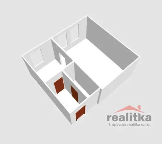 Pronájem bytu 1+1, Opava - Předměstí, Rybářská, 37 m2