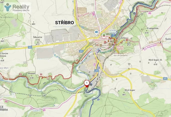 Prodej pozemku, Stříbro, 3589 m2