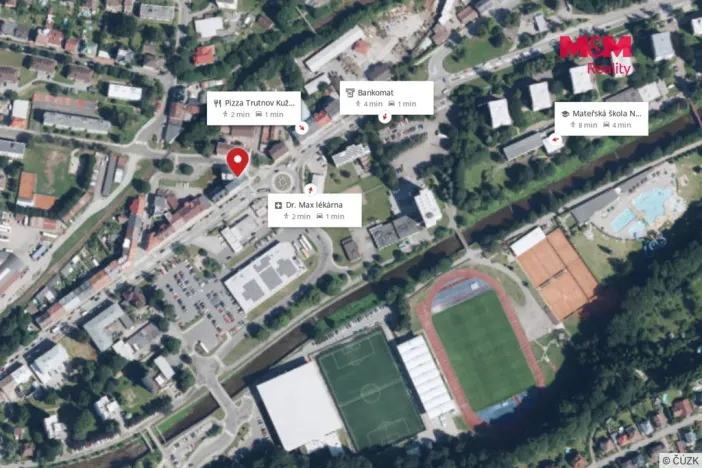 Pronájem bytu 2+kk, Trutnov - Dolní Předměstí, Polská, 51 m2