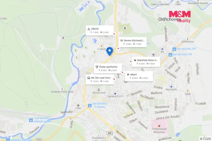 Prodej bytu 3+1, Ústí nad Orlicí, Quido Kociana, 67 m2