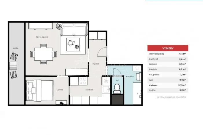 Prodej bytu 2+kk, Praha - Bohnice, Zelenohorská, 37 m2