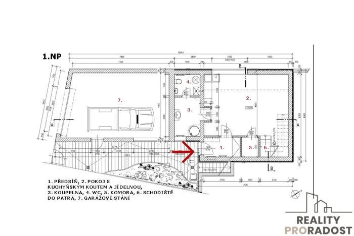 Pronájem rodinného domu, Brno, Preslova, 82 m2
