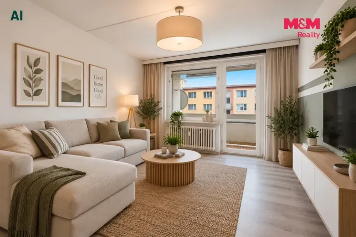 Prodej bytu 3+1, Rakovník - Rakovník II, Pod Nemocnicí, 60 m2