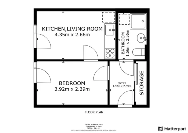Prodej bytu 2+kk, Praha - Letňany, Nepomuckých, 34 m2