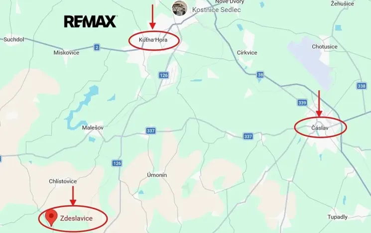 Prodej pozemku pro bydlení, Chlístovice, 666 m2