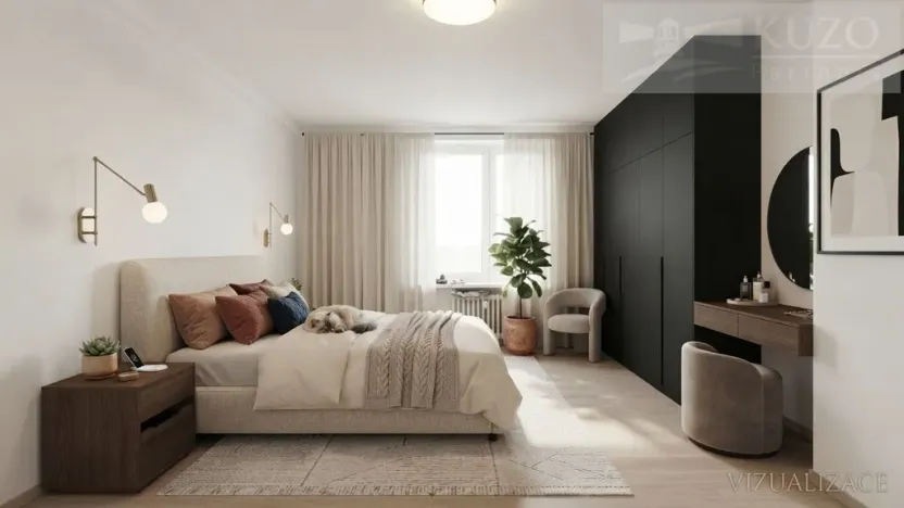 Pronájem bytu 2+1, Praha, Lounských, 57 m2