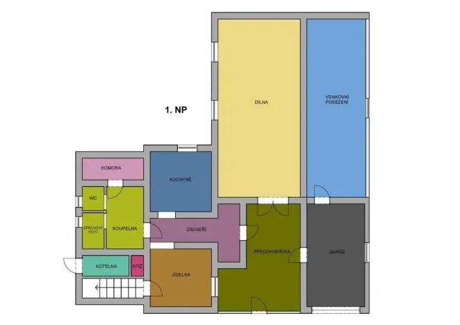 Prodej rodinného domu, Trutnov - Horní Staré Město, Dlouhá, 132 m2
