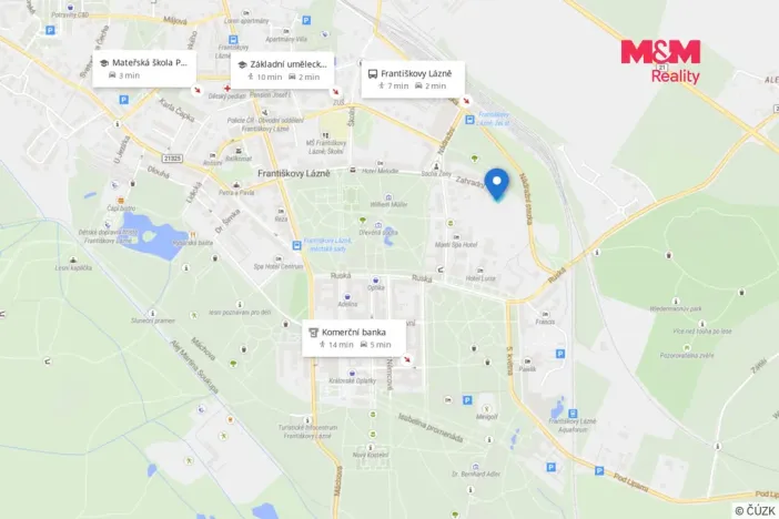 Prodej pozemku pro bydlení, Františkovy Lázně, 610 m2