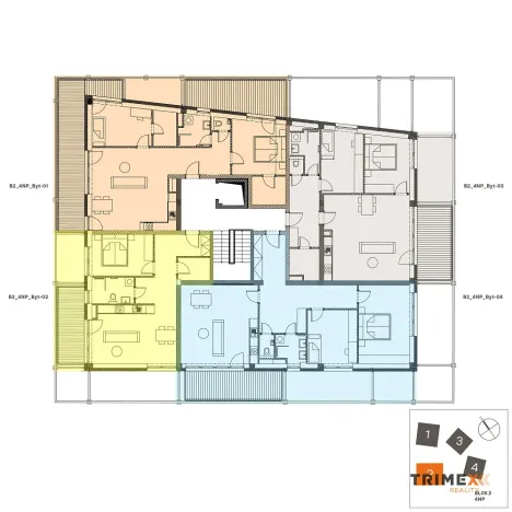 Prodej bytu 3+kk, Valašské Meziříčí, Štěpánov, 89 m2
