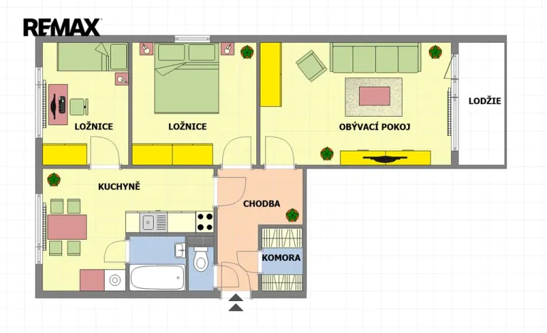 Pronájem bytu 3+1, Hejnice, Sídliště, 62 m2