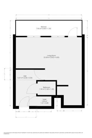 Pronájem bytu 1+kk, Praha - Prosek, Vysočanská, 36 m2