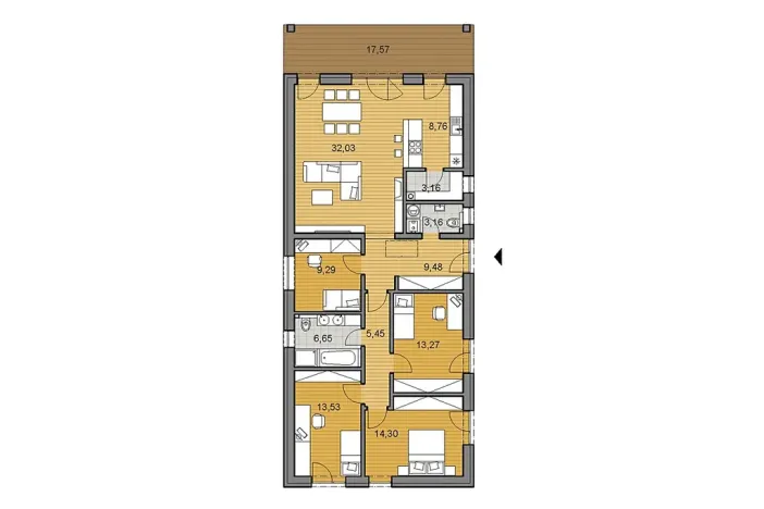 Prodej rodinného domu, Vědomice, 119 m2