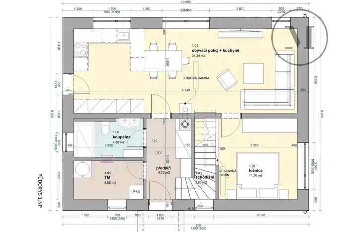 Prodej rodinného domu, Staré Hodějovice, K Šemberku, 103 m2