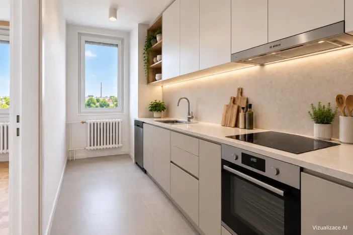 Prodej bytu 4+1, Praha - Lhotka, Toušeňská, 77 m2