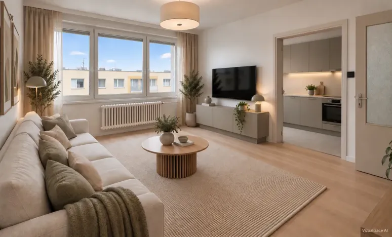 Prodej bytu 4+1, Praha - Lhotka, Toušeňská, 77 m2