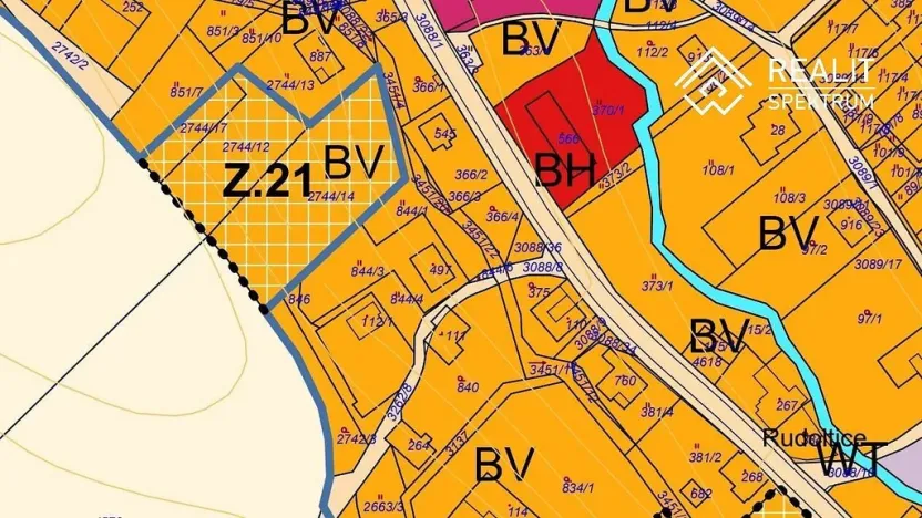 Prodej pozemku, Rudoltice, 1333 m2
