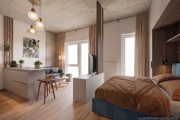 Prodej bytu 1+kk, Brno, Bohunická, 36 m2