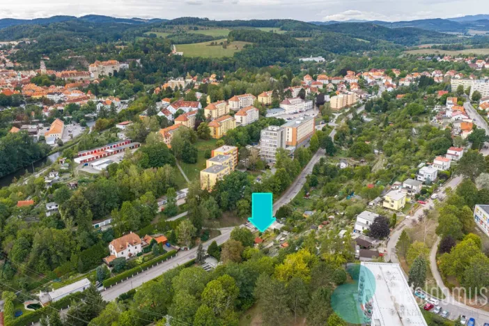 Prodej zahrady, Český Krumlov, 989 m2