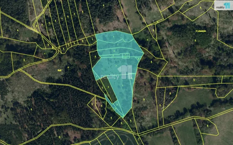 Prodej pole, Koberovice - Lohenice, 33584 m2