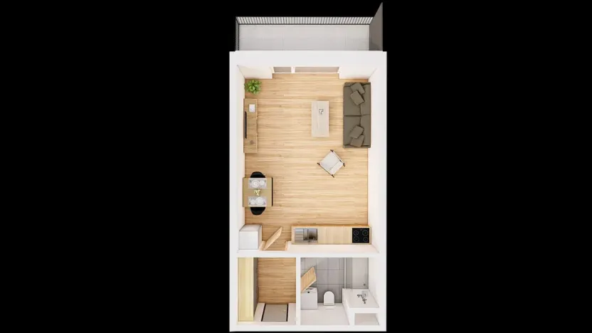 Prodej bytu 1+kk, České Budějovice, Jírovcova, 40 m2