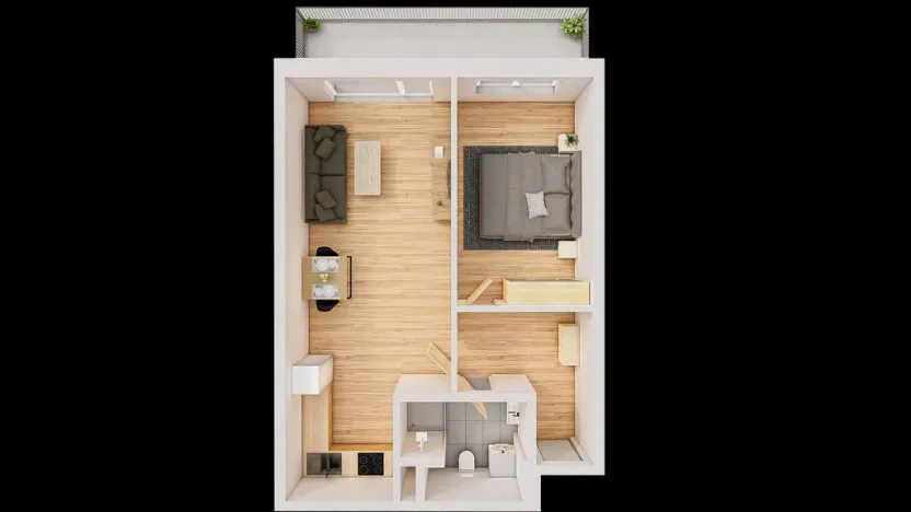 Prodej bytu 2+kk, České Budějovice, Jírovcova, 60 m2