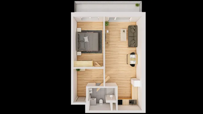 Prodej bytu 2+kk, České Budějovice, Jírovcova, 60 m2