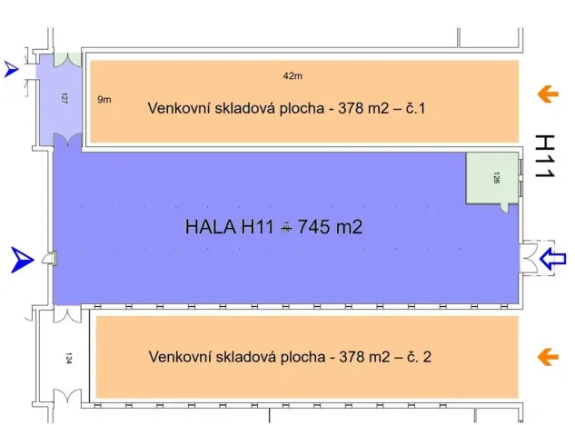 Pronájem komerčního pozemku, Praha - Horní Počernice, 378 m2